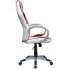Кресло Trident GK-0202 White and Red для руководителя, экокожа, цвет белый/красный фото 3