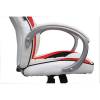 Кресло Trident GK-0202 White and Red для руководителя, экокожа, цвет белый/красный фото 5