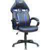 Кресло Trident GK-0303 Blue and Black для руководителя, экокожа, цвет черный/синий фото 1