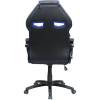 Кресло Trident GK-0303 Blue and Black для руководителя, экокожа, цвет черный/синий фото 4