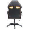 Кресло Trident GK-0303 Orange and Black для руководителя, экокожа, цвет черный/оранжевый фото 4