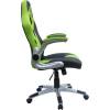 Кресло Trident GK-0505 Green and Black для руководителя, экокожа, цвет зеленый/черный фото 3