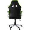 Кресло Trident GK-0505 Green and Black для руководителя, экокожа, цвет зеленый/черный фото 4