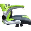 Кресло Trident GK-0505 Green and Black для руководителя, экокожа, цвет зеленый/черный фото 5
