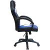 Кресло Trident GK-0808 Black and Blue для руководителя, экокожа/ткань, цвет черный/синий фото 3