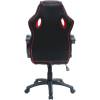 Кресло Trident GK-0808 Black and Red для руководителя, экокожа/ткань, цвет черный/красный фото 4