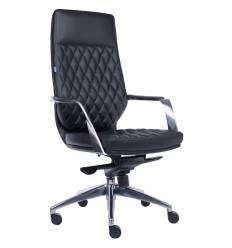 Кресло компьютерное EVERPROF Roma PU Black, экокожа, цвет черный фото 1