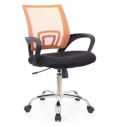 Кресло EVERPROF EP-696 Mesh Orange для оператора, сетка/ткань, цвет оранжевый/черный