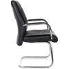Кресло EVERPROF BOND CF PU Black для посетителя, экокожа, цвет черный фото 3