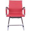 Кресло EVERPROF LEO CF PU Red для посетителя, экокожа, цвет красный фото 2