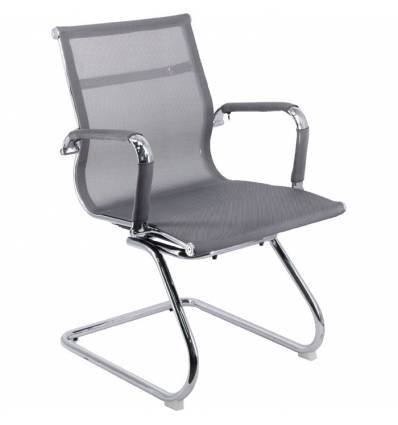 Кресло EVERPROF OPERA CF Mesh Grey для посетителя, сетка, цвет серый
