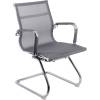 Кресло EVERPROF OPERA CF Mesh Grey для посетителя, сетка, цвет серый