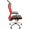 Кресло CHAIRMAN 700/RED сетка для руководителя, сетка/экокожа, цвет красный/черный фото 3