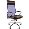 Кресло CHAIRMAN 700/BLUE сетка для руководителя, сетка/экокожа, цвет синий/черный фото 1