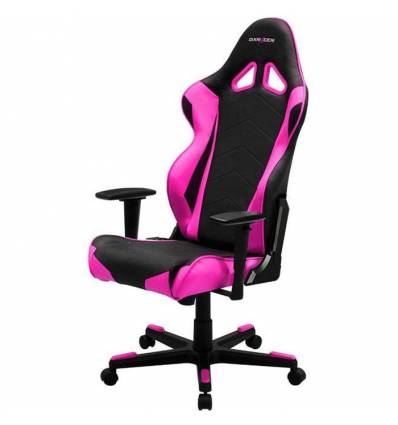 Кресло DXRacer OH/RE0/NP Racing Series, компьютерное, цвет черный/розовый