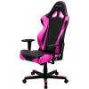 Кресло DXRacer OH/RE0/NP Racing Series, компьютерное, цвет черный/розовый фото 1