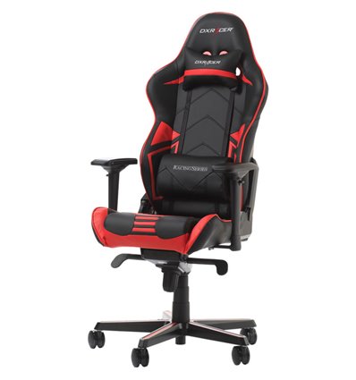 Кресло DXRacer OH/RV131/NR Racing Series, компьютерное, цвет черный/красный