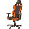 Кресло DXRacer OH/RZ0/NO Racing Series, компьютерное, экокожа, цвет черный/оранжевый фото 2