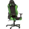 Кресло DXRacer OH/RZ0/NE Racing Series, компьютерное, экокожа, цвет черный/зеленый фото 1