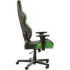 Кресло DXRacer OH/RZ0/NE Racing Series, компьютерное, экокожа, цвет черный/зеленый фото 3