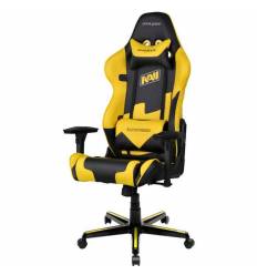 Кресло DXRacer OH/RZ21/NY/NAVI Racing Series, компьютерное, экокожа, цвет черный/желтый