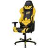 Кресло DXRacer OH/RZ21/NY/NAVI Racing Series, компьютерное, экокожа, цвет черный/желтый фото 1