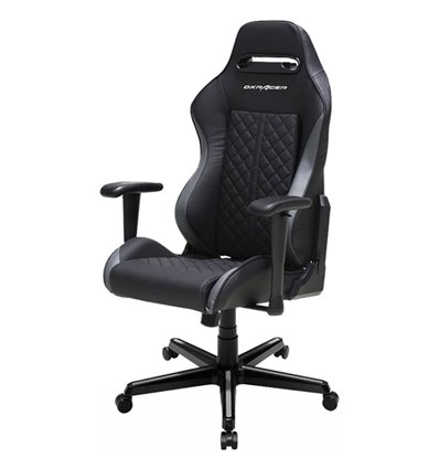 Кресло DXRacer OH/DH73/NG Drifting Series, компьютерное, экокожа, цвет черный/серый