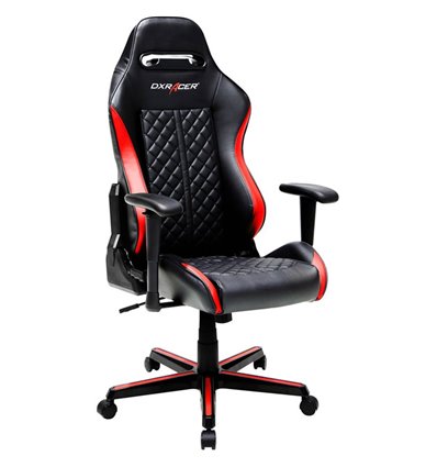 Кресло DXRacer OH/DH73/NR Drifting Series, компьютерное, экокожа, цвет черный/красный