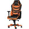 Кресло DXRacer OH/IS166/NO Iron Series, компьютерное, экокожа, цвет черный/оранжевый фото 1