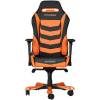 Кресло DXRacer OH/IS166/NO Iron Series, компьютерное, экокожа, цвет черный/оранжевый фото 2