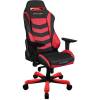 Кресло DXRacer OH/IS166/NR Iron Series, компьютерное, экокожа, цвет черный/красный фото 2