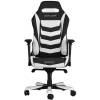 Кресло DXRacer OH/IS166/NW Iron Series, компьютерное, экокожа, цвет черный/белый фото 2