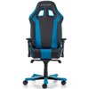 Кресло DXRacer OH/KS06/NB King Series, компьютерное, экокожа, цвет черный/синий фото 2