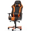 Кресло DXRacer OH/KS06/NO King Series, компьютерное, экокожа, цвет черный/оранжевый фото 1