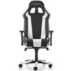 Кресло DXRacer OH/KS06/NW King Series, компьютерное, экокожа, цвет черный/белый фото 2