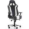 Кресло DXRacer OH/KS06/NW King Series, компьютерное, экокожа, цвет черный/белый фото 3