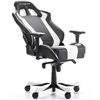 Кресло DXRacer OH/KS06/NW King Series, компьютерное, экокожа, цвет черный/белый фото 4