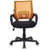 Кресло Бюрократ CH-695/OR/BLACK для оператора, цвет оранжевый/черный, спинка сетка фото 2