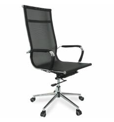 Кресло College CLG-622-A/Black для руководителя, сетка, цвет черный