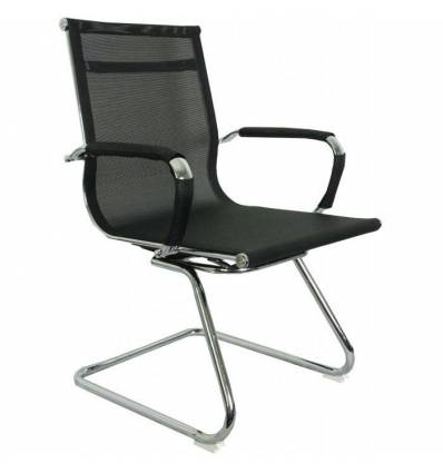 Кресло College CLG-622-C/Black для посетителя, сетка, цвет черный