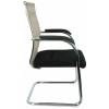 Кресло College CLG-623-C/Beige для посетителя, сетка/ткань, цвет бежевый/черный фото 3