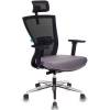 Кресло Бюрократ MC-815-H/B/FB02 для руководителя, сетка/ткань, цвет черный/серый фото 1