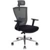 Кресло Бюрократ MC-815-H/LG/FB01 для руководителя, сетка/ткань, цвет серый/черный фото 1
