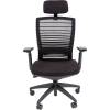 Кресло CHAIRMAN 285/Black для руководителя, сетка/ткань, цвет черный фото 2