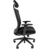 Кресло CHAIRMAN 285/Black для руководителя, сетка/ткань, цвет черный фото 3