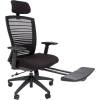 Кресло CHAIRMAN 285/Black для руководителя, сетка/ткань, цвет черный фото 4