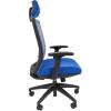 Кресло CHAIRMAN 285/Blue для руководителя, сетка/ткань, цвет синий фото 3