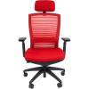Кресло CHAIRMAN 285/Red для руководителя, сетка/ткань, цвет красный фото 2