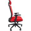 Кресло CHAIRMAN 285/Red для руководителя, сетка/ткань, цвет красный фото 3