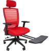 Кресло CHAIRMAN 285/Red для руководителя, сетка/ткань, цвет красный фото 4